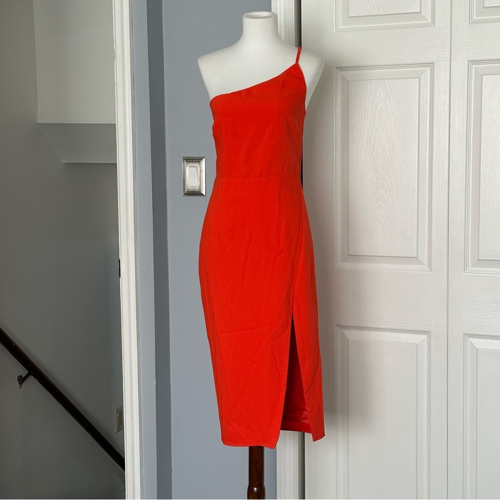 Lovers and friends One-Shoulder orange Dress